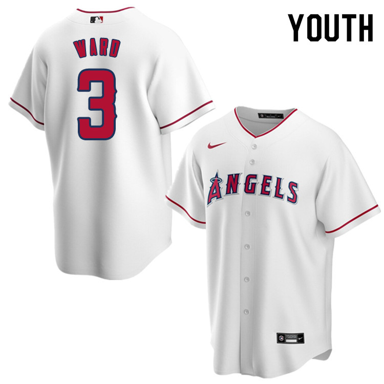 Nike Youth #3 Taylor Ward Los Angeles Angels Baseball Jerseys Sale-White